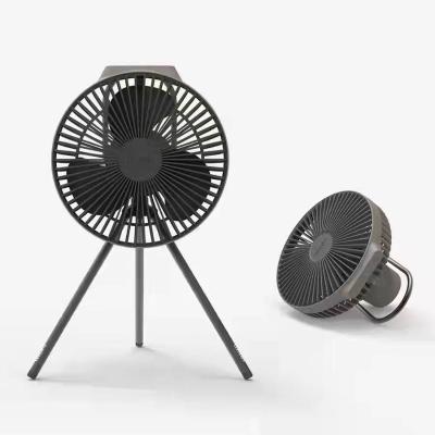 China Multi-Functional: V600 Ceiling Fan USB Rechargeable Electric Desktop Fan Tripod Stand Holder Fan Storage Outdoor Fan for Outdoor Camping for sale