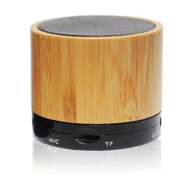 China Fashion A10 S10 S10U Wireless Portable Small Bamboo Wooden Mini BT Speaker With Led Light Colorful for sale