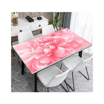 China New Design Wholesale Price Round Waterproof PVC Oilproof Plastic Table Cloth for sale