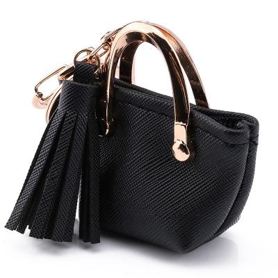 China Fashionable Hygienic Door Opener Mini Zipper Small Fashion Jewelry Custom Key Chain Bag for sale