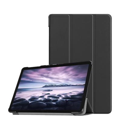 China Smart Leather Galaxy Tab A 10.5 2018 PU Flip Trifold Cover For Samsung PU Tablet T590/T595 Book Case CYKE for sale