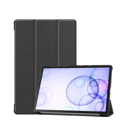 China CYKE Lightweight Triple Case PU 10.5 Flip Tablet Cover Leather Protector For Samsung Galaxy Tab S6 SM-T860/T865 for sale