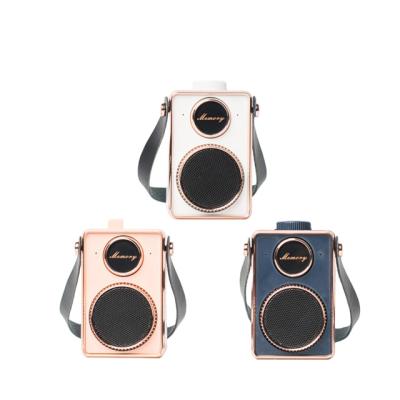 China AirPlay CYKE Times Small Speaker Radio Mini Music Portable Speaker USB Cute Outdoor Portable Audio Player for sale