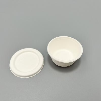 China Party Disposable Natural Biodegradable Compostable Small Samples Condiment Cups Bagasse Eco Friendly Paper Alternative For Perfect for sale