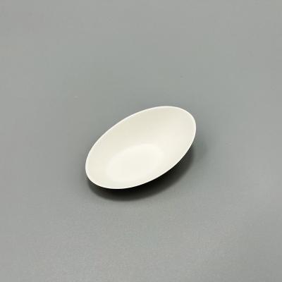 China Quality Disposable Compostable Paper Natural Disposable Bagasse Egg Shape Eco-friendly Biodegradable Made Of Sugar Cane Fibers for sale