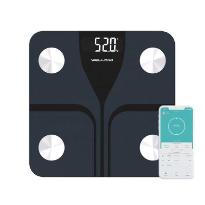 China Body Fat Measurement 180Kg Digital Bathroom Scale Human Body Weighing Personal Scale for sale