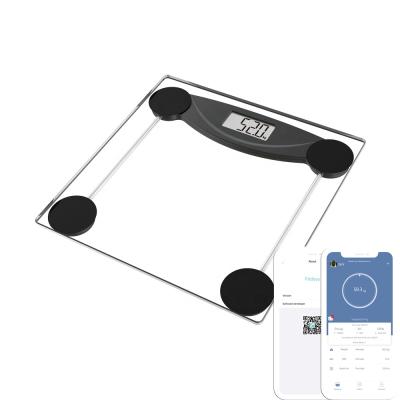 China Body Weighing BMI Scale Smart Mechanical Unique Glass Digital Body Scale Bathroom Scale for sale