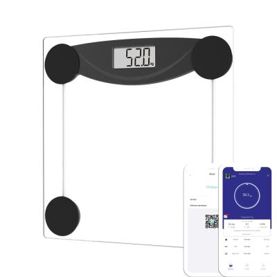 China Body Weighing BMI Unique Electronic Mechanical Scale Smart Scile Smart Glass Bathroom Scales Fat Analysis for sale