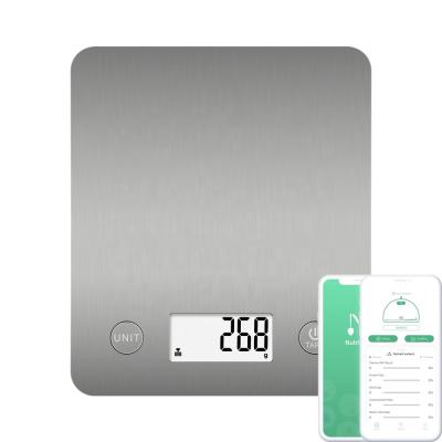 China App Connection Food Scale Welland Smart Connected Calorie Counter Smart Food Kitchen Scale for sale