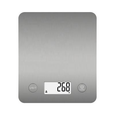 China Kitchen Weighing Wholesale 5kg Waterproof Stainless Steel Kitchen Digital Multifunctional Food Scale for sale