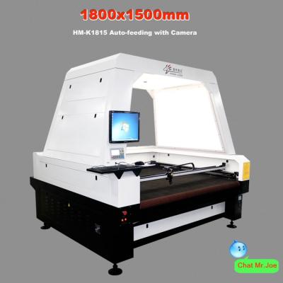 China Laser CUTTING Automatic Feeding Clothing CCD Camera Laser Cutting Machine+ccd Laser Cutting Machine for sale