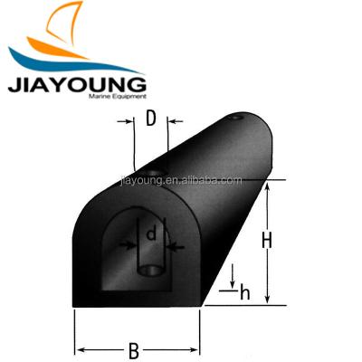 China Marine Rubber Fender Used For Dock Dock D Type Dock Docking for sale