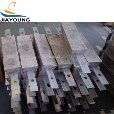 China Industry Customized Sacrificial Aluminum Anode For Ship for sale