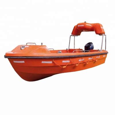 China Boat from Marine Supplies Used F.R.P. Fiberglass Life Boat /Secure For Sale for sale