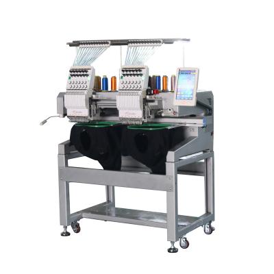 Κίνα High Speed ​​Flat And T-shirt Garment And Brother Stores Two Heads Cap Embroidery Machines For Sale προς πώληση