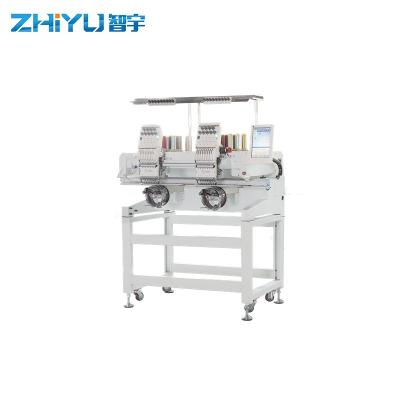 中国 Home use 902 double head embroidery machine 2 head embroidery machine for sale tajima embroidery machine for sale 販売のため