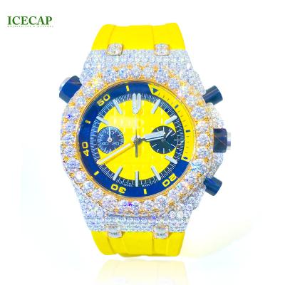 China Fashion men's fashion watch men's watch bezel watch full sale mechanical waterproof factory watch bling ice cap moissanite jewelry for sale