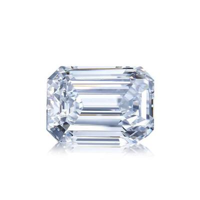 China Wholesale Hot Sale High Quality ICE CAP Emerald Cut White Moissanite Game Or Fire Color After Test Diamond Gemstones Synthetic Diamond Loose for sale