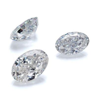 China Color set or fire ice cap jewelry gemstone oval cut diamond GRA certificate loose moissanite stone VVS loose moissanite for sale