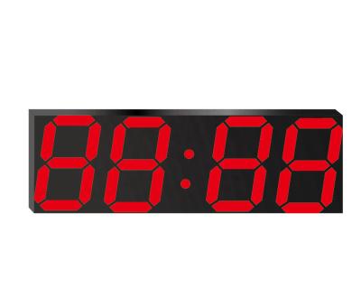 China Class 8 Inch Large Led Digital Wall Clock With Remote Control For Home Decoration for sale