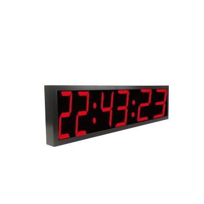 China Hot Sales 4 LUMINOVA Inch 6 Digits APP Control LED Interval Training GYM Timer Digital Clock for sale