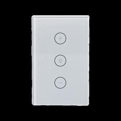 China PC US Standard Smart WiFi (Fire Retardant Material) Led Dimmer Switch Tuya Work For Dimmable Lamps And LED Lights Support Alexa And Google Home for sale