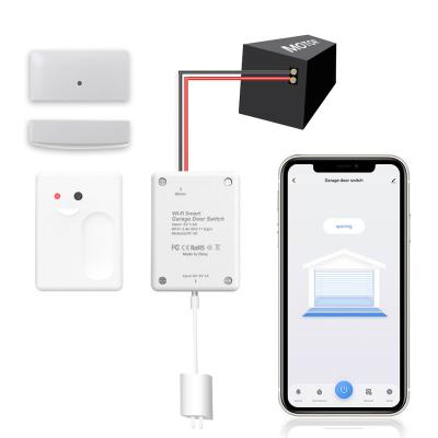 China ABS+PC Tuya WiFi Garage Door Opener Wireless Remote Control Smart Automatic Works with Alexa and Google Home Voice Control for sale