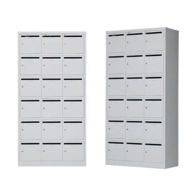 China With Lock Metal Mailbox Easy Assembled Modern Apartment Position Letter Drop Box And Storage Cabinet for sale