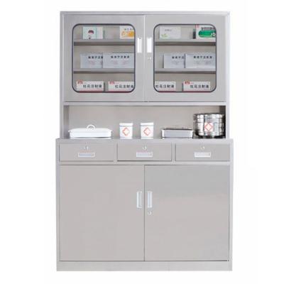 China With Lock Hospital Funiture Stainless Steel Medicine Cupboard Laminate Adjustable Lockable Medical Instrument Cabinet for sale