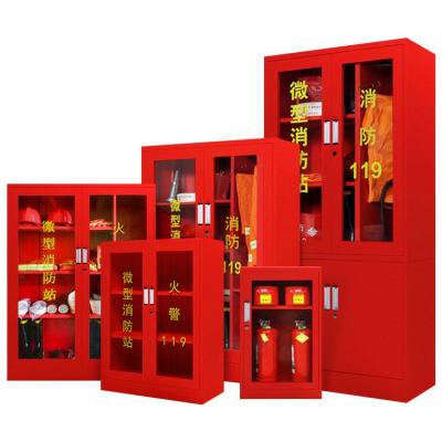 China Fire Protection Protection Device Fire Extinguisher Cabinet With Smoke Detector for sale