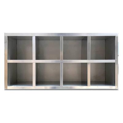 China Doge's best price factory supply two-sided stainless steel shoe cabinet directly in dust-free workshop for sale