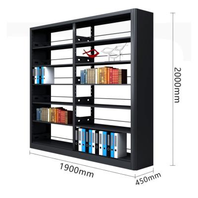 China Direct Wholesale Good Quality Modern Simplicity Double Sided Steel Drawing Shelf School Bookcase Furniture for sale