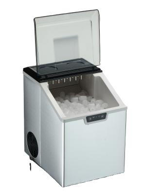 China Large Hotel 3.2L Water Tank Ice Maker 14pcs Tabletop Ice 18kgs Per Batch Stainless Steel Storage 2.4kgs Home Use Ice Maker for sale