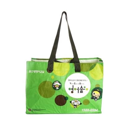 China Factory Supply Custom Durable Shopping Bag Durable PP Woven Tote Bag With Cartoon Pattern for sale