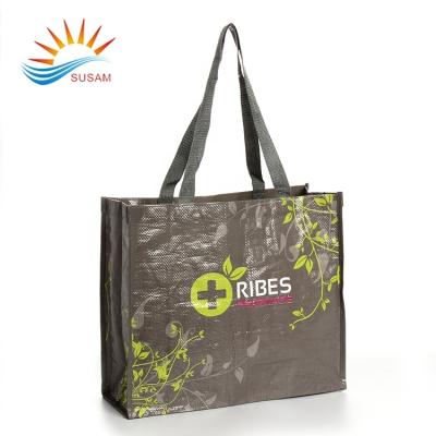 China Top Quality Reusable Polypropylene Bag Gift Bag Recycled Custom Printing Shopping PP Woven Bag for sale