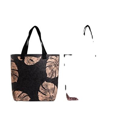 China Hot Sale Vivid Printing High Quality Fashionable Felt Tote Bag for sale