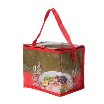 China Waterproof Accept Customized Logo And Pack Non Woven Insulated Thermal Lunch Cooler Bag for sale