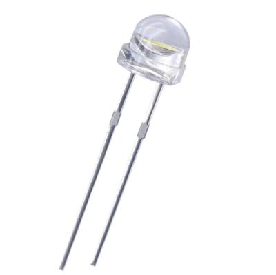 China Juhong Factory Direct Selling Indicator Light Straw Hat 5mm Led Diode 360nm 380nm 420nm 660nm Led Round Led Diode for sale