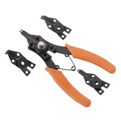 China MULTI FUNCTIONAL Snap Ring Plier 4 IN 1 Snap Tool Multi Functional Ring Remover External Internal Crimp Ring Pliers Multi Tools Multi for sale