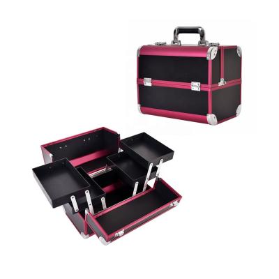 China New Arrival Durable Ready Stock Luxury Aluminum Makeup Cosmetic Case Bag Manufacturer Winxtan Foshan, Guangdong, China for sale