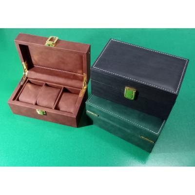 China Custom Luxury Leather Packaging Winxtan Foshan, Guangdong, China New Arrival PU Watch Boxes And Watch Cases Storage Box Supplier for sale