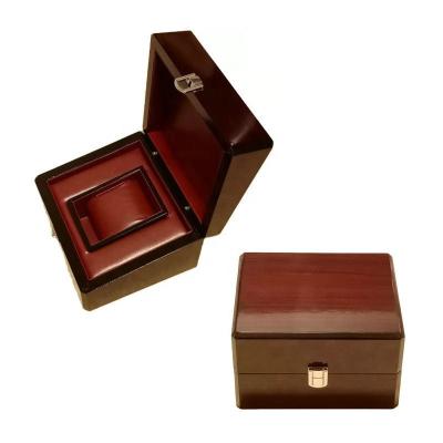 China Ready Running Oblique Opening Watch Storage Box Luxury Large Single Simple Wooden Watch Box Luxury Winxtan, Foshan, China for sale