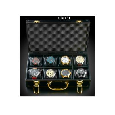 China 8 Slots Luxury Steel Aluminum Watch Case Packaging Watch Storage Box Wholesale From Manufacturer Winxtan Foshan, Guangdong, China Supplier for sale