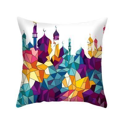 China 2020 New Velvet Digital Printing Muslims Ramadan Decorative Cushion Body Pillow Cover Wholesale Digital Printing Cushion Cover for sale