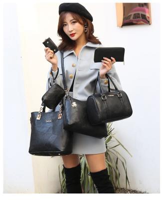 China Fashion Custom Brand Wholesale Designer 6 Pieces Set Women Bags Ladies Bags Handbag Set For Women for sale