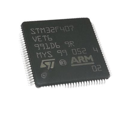 China / STM32F407VET6 LQFP100 New Package 32-Bit Microcontroller MCU Microcontroller IC for sale