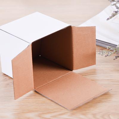 China Recyclable Cardboard Private Label Logo Box Packaging Custom White Custom Gift Box for sale