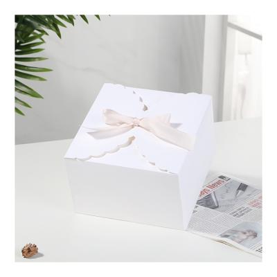 China Recyclable Small Item Package Bow Decor Printing Packaging Gift Boxes For Jewelry for sale