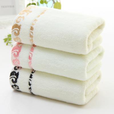 China Factory Wholesale Kid Safe 100% Cotton Luxury High Quality Quick Dry Customized With Logo Hotel Face Soft Bath Towel for sale