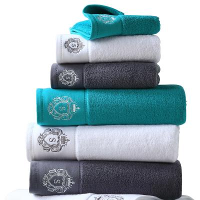 China Factory Wholesale Kid Safe 100% Cotton Luxury High Quality Quick Dry Customized With Logo Hotel Face Soft Bath Towel for sale